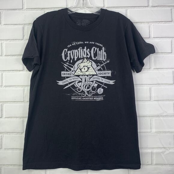 Tee Villain tshirt Cryptids Club ringspun cotton medium unisex - Picture 5 of 5